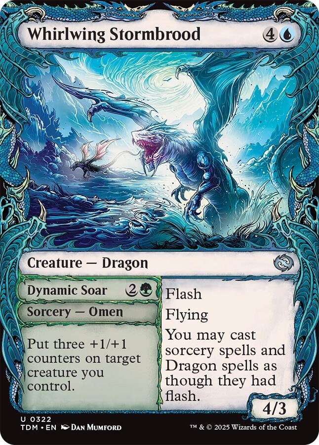 Whirlwing Stormbrood (Showcase) [Tarkir: Dragonstorm] | Odin's Place