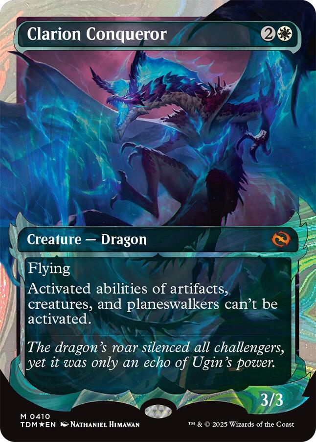 Clarion Conqueror (Showcase) (Halo Foil) [Tarkir: Dragonstorm] | Odin's Place