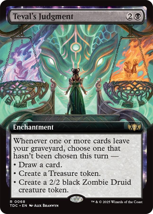 Teval's Judgment (Extended Art) [Tarkir: Dragonstorm Commander] | Odin's Place