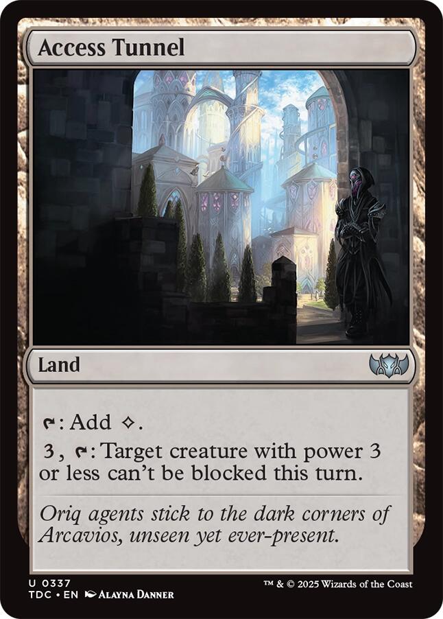Access Tunnel [Tarkir: Dragonstorm Commander] | Odin's Place