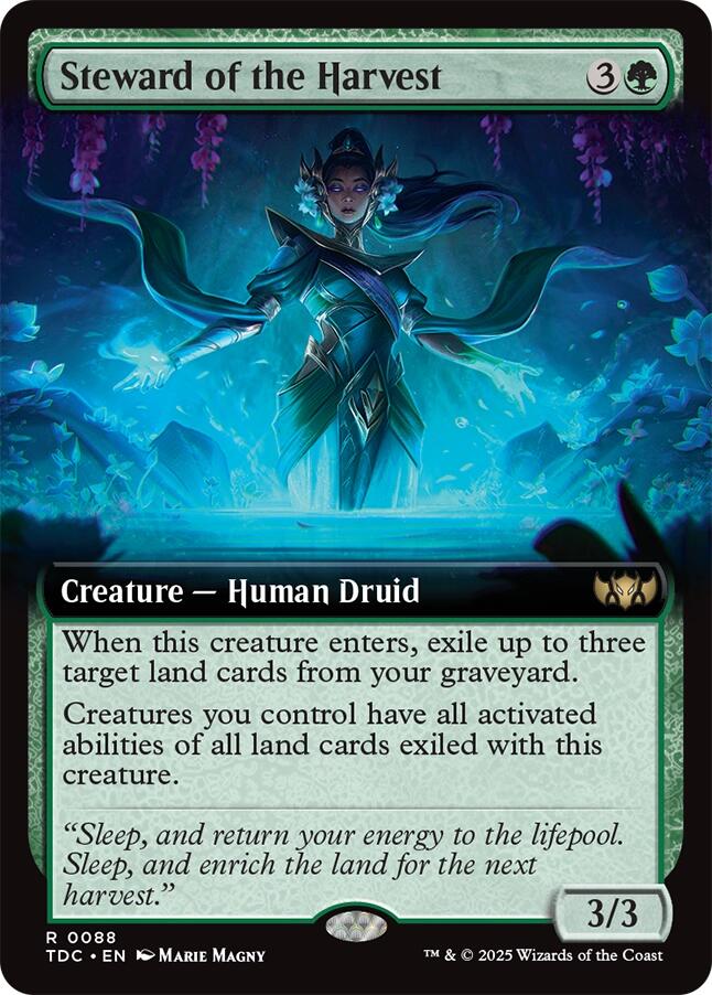 Steward of the Harvest (Extended Art) [Tarkir: Dragonstorm Commander] | Odin's Place