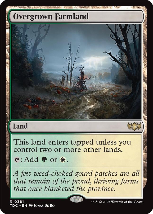 Overgrown Farmland [Tarkir: Dragonstorm Commander] | Odin's Place