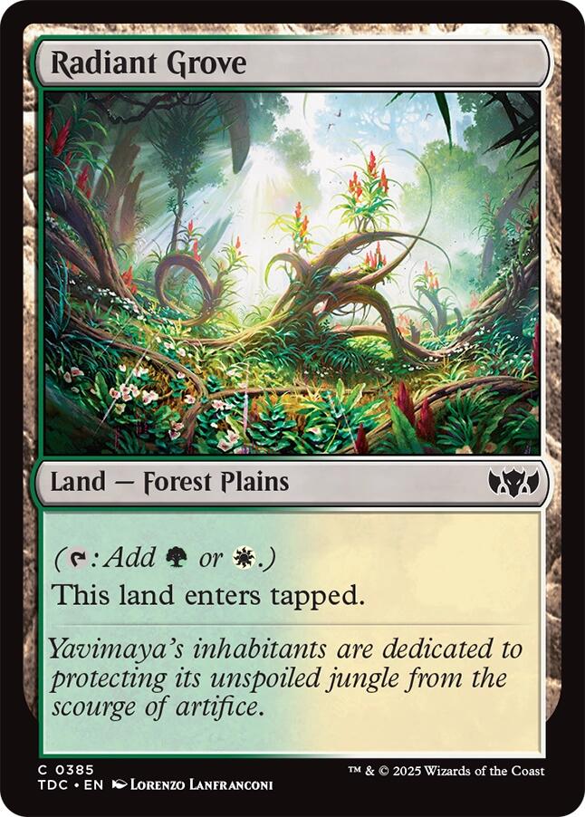 Radiant Grove [Tarkir: Dragonstorm Commander] | Odin's Place