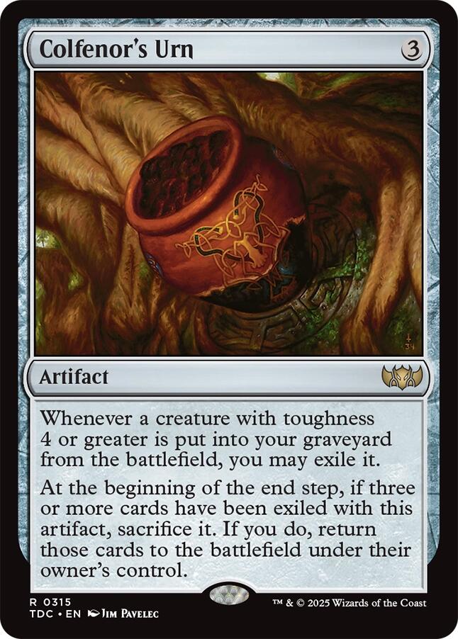 Colfenor's Urn [Tarkir: Dragonstorm Commander] | Odin's Place
