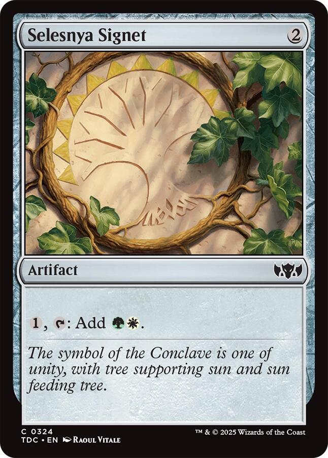 Selesnya Signet [Tarkir: Dragonstorm Commander] | Odin's Place