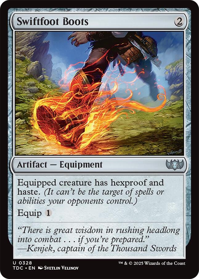 Swiftfoot Boots [Tarkir: Dragonstorm Commander] | Odin's Place