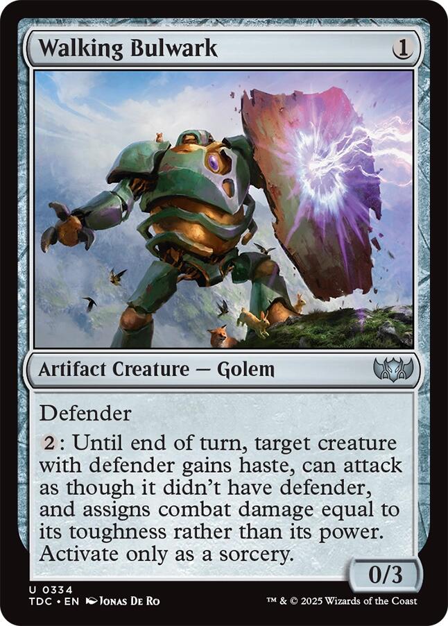 Walking Bulwark [Tarkir: Dragonstorm Commander] | Odin's Place