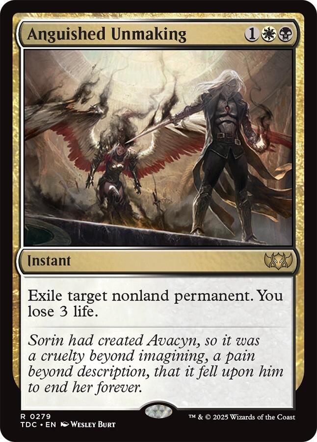 Anguished Unmaking [Tarkir: Dragonstorm Commander] | Odin's Place