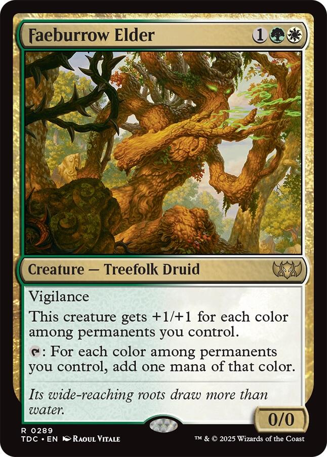 Faeburrow Elder [Tarkir: Dragonstorm Commander] | Odin's Place