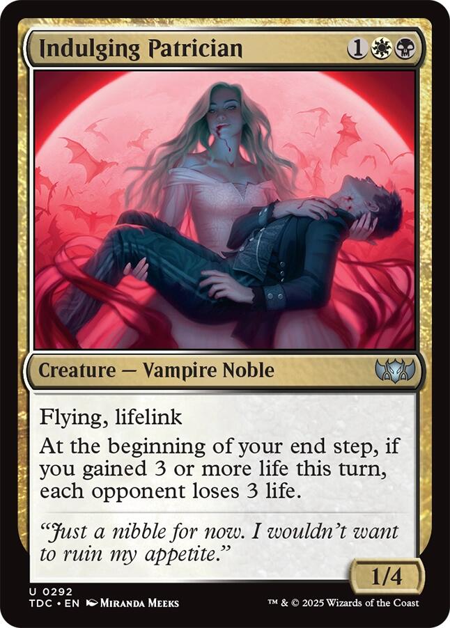 Indulging Patrician [Tarkir: Dragonstorm Commander] | Odin's Place