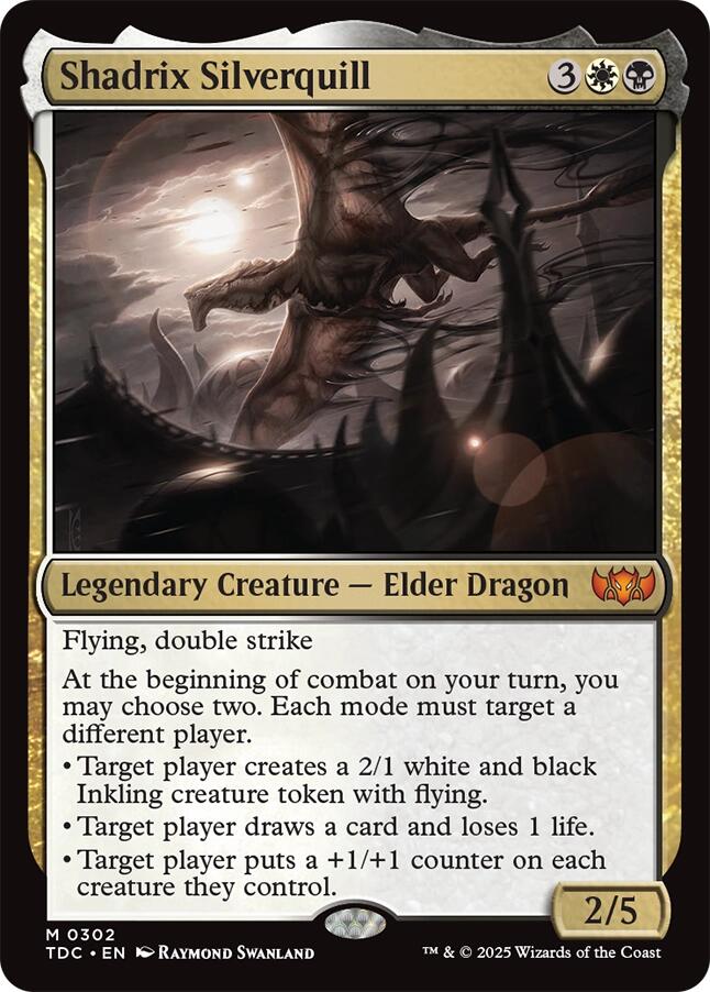 Shadrix Silverquill [Tarkir: Dragonstorm Commander] | Odin's Place
