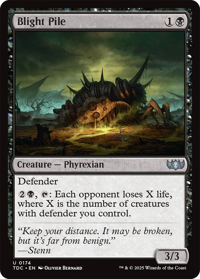 Blight Pile [Tarkir: Dragonstorm Commander] | Odin's Place
