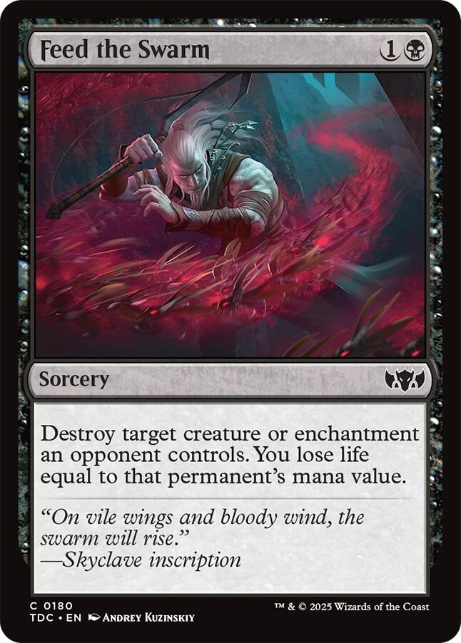 Feed the Swarm [Tarkir: Dragonstorm Commander] | Odin's Place