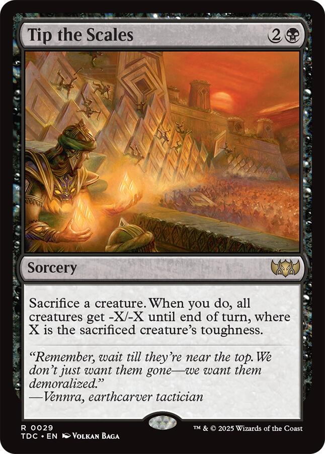 Tip the Scales [Tarkir: Dragonstorm Commander] | Odin's Place