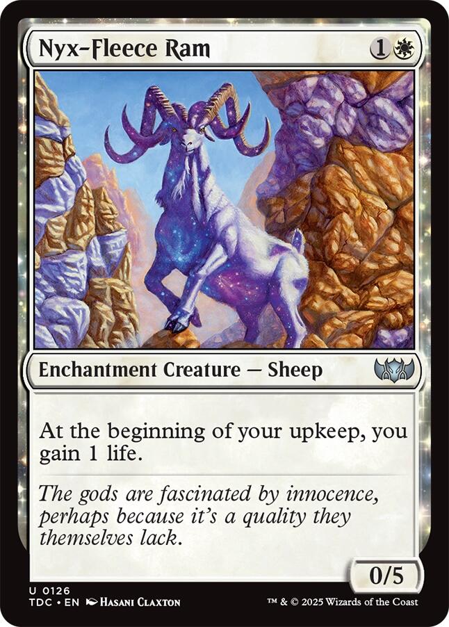 Nyx-Fleece Ram [Tarkir: Dragonstorm Commander] | Odin's Place