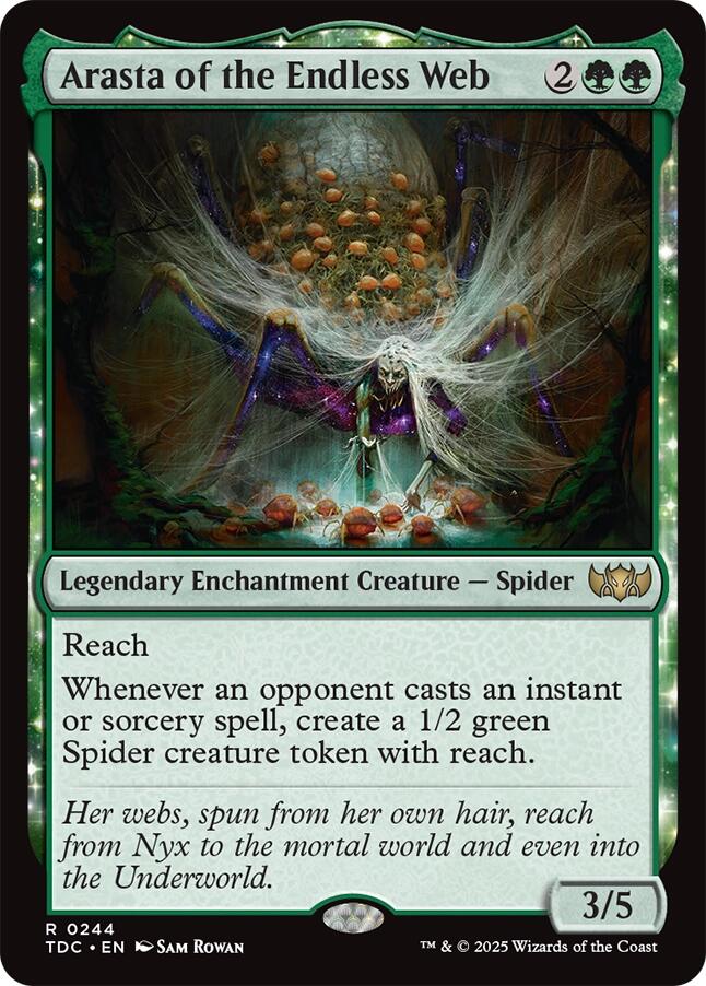 Arasta of the Endless Web [Tarkir: Dragonstorm Commander] | Odin's Place