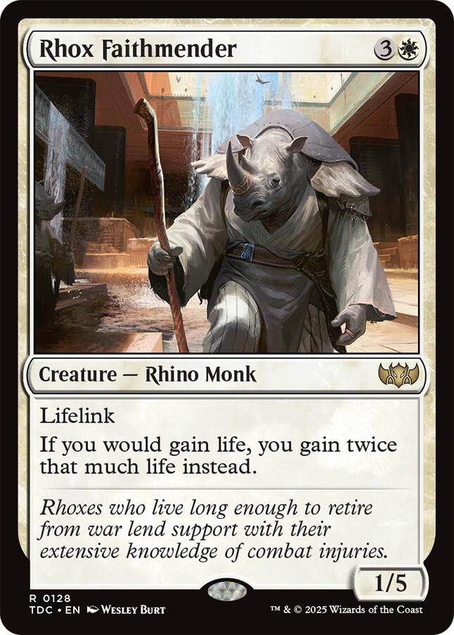 Rhox Faithmender [Tarkir: Dragonstorm Commander] | Odin's Place