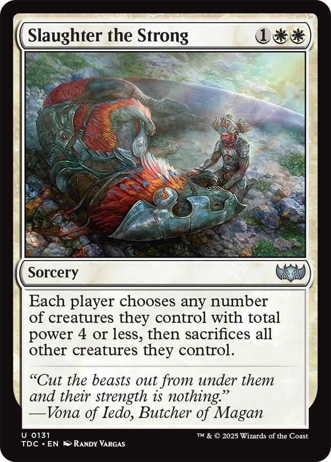 Slaughter the Strong [Tarkir: Dragonstorm Commander] | Odin's Place