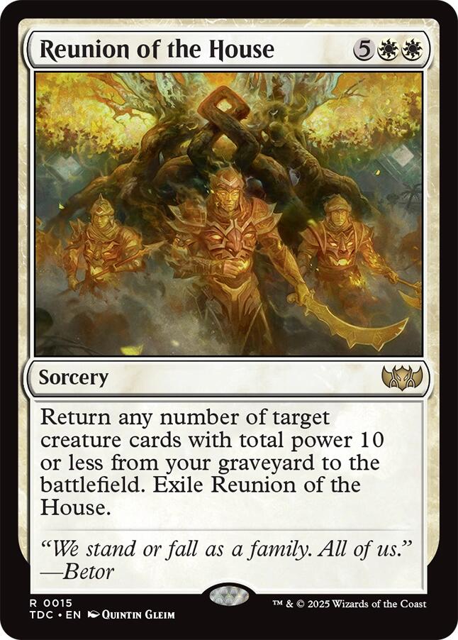 Reunion of the House [Tarkir: Dragonstorm Commander] | Odin's Place