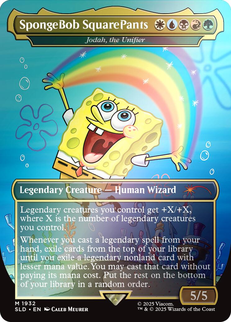 SpongeBob SquarePants - Jodah, the Unifier (Rainbow Foil) [Secret Lair Drop Series] | Odin's Place
