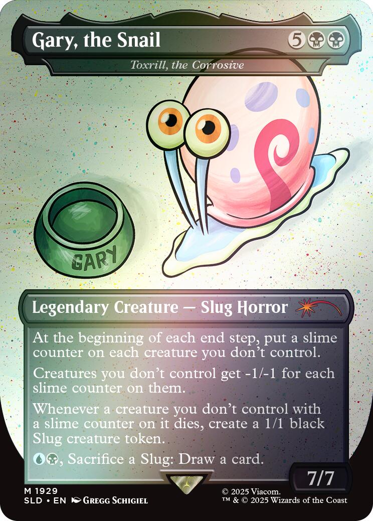 Gary, the Snail - Toxrill, the Corrosive (Rainbow Foil) [Secret Lair Drop Series] | Odin's Place