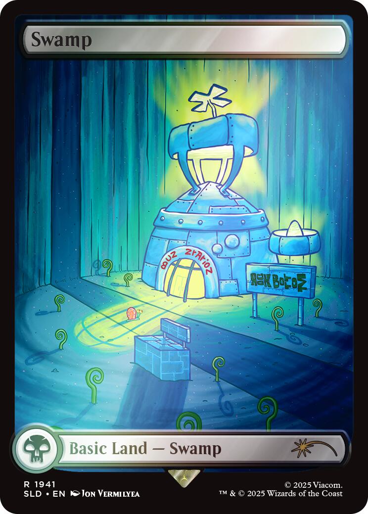 Swamp (1941) (Rainbow Foil) [Secret Lair Drop Series] | Odin's Place
