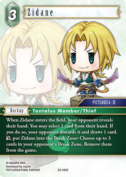 Zidane [Tears of the Planet] | Odin's Place