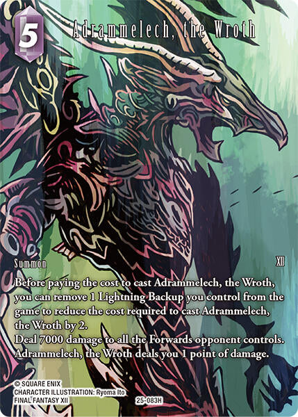 Adrammelech, the Wroth (Full Art) [Tears of the Planet] | Odin's Place