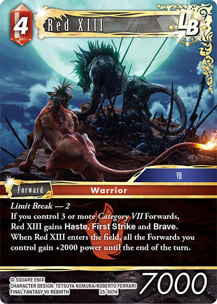 Red XIII LB [Tears of the Planet] | Odin's Place