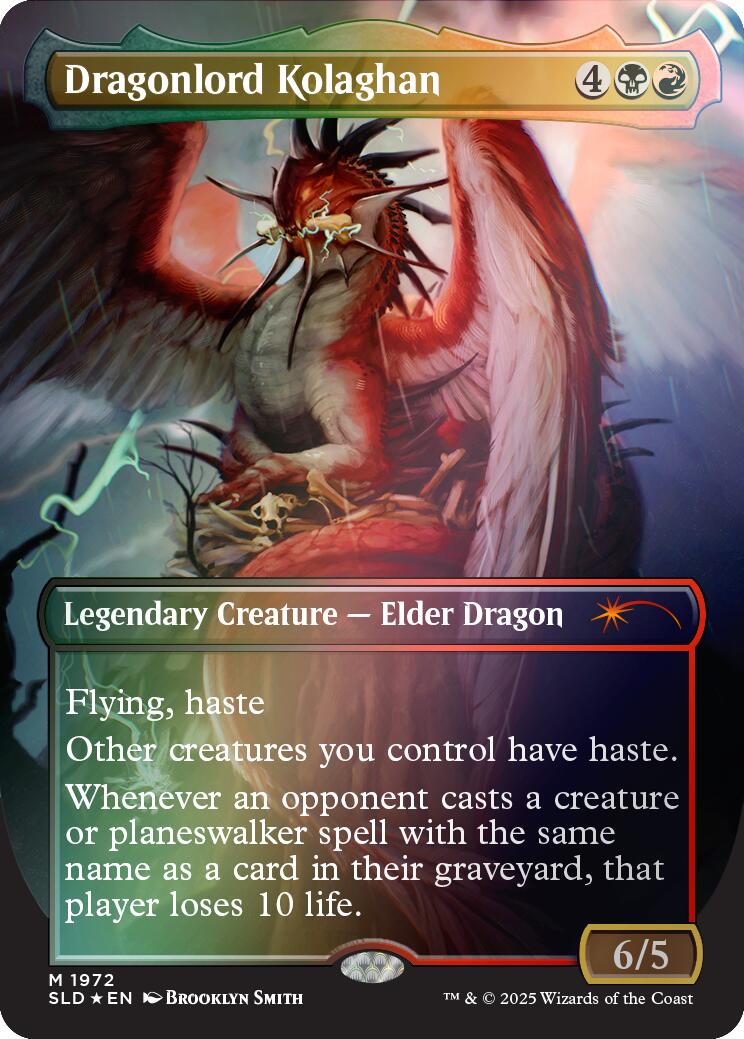 Dragonlord Kolaghan (1972) (Rainbow Foil) [Secret Lair Drop Series] | Odin's Place