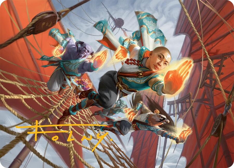 Aligned Heart Art Card (52/54) (Gold-Stamped Signature) [Tarkir: Dragonstorm Art Series] | Odin's Place
