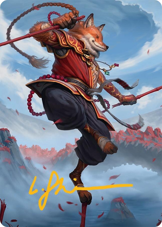 Equilibrium Adept Art Card (16/54) (Gold-Stamped Signature) [Tarkir: Dragonstorm Art Series] | Odin's Place