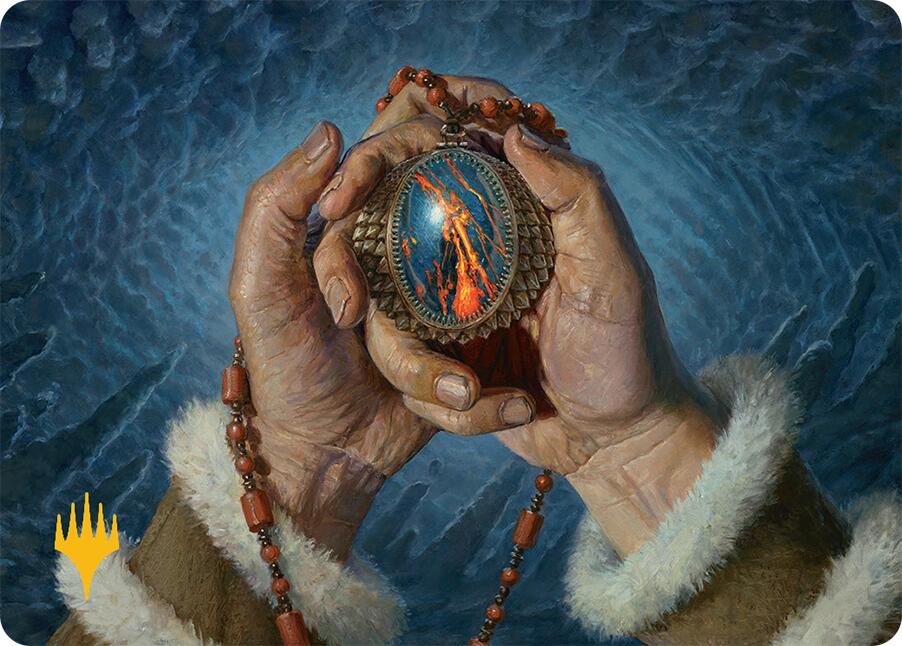 Mox Jasper Art Card (28/54) (Gold-Stamped) [Tarkir: Dragonstorm Art Series] | Odin's Place