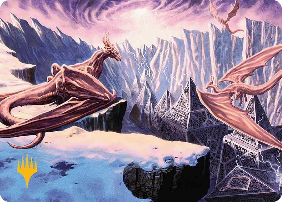 Maelstrom of the Spirit Dragon (42/54) (Gold-Stamped) [Tarkir: Dragonstorm Art Series] | Odin's Place