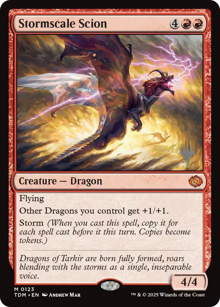 Stormscale Scion [Tarkir: Dragonstorm Promos] | Odin's Place