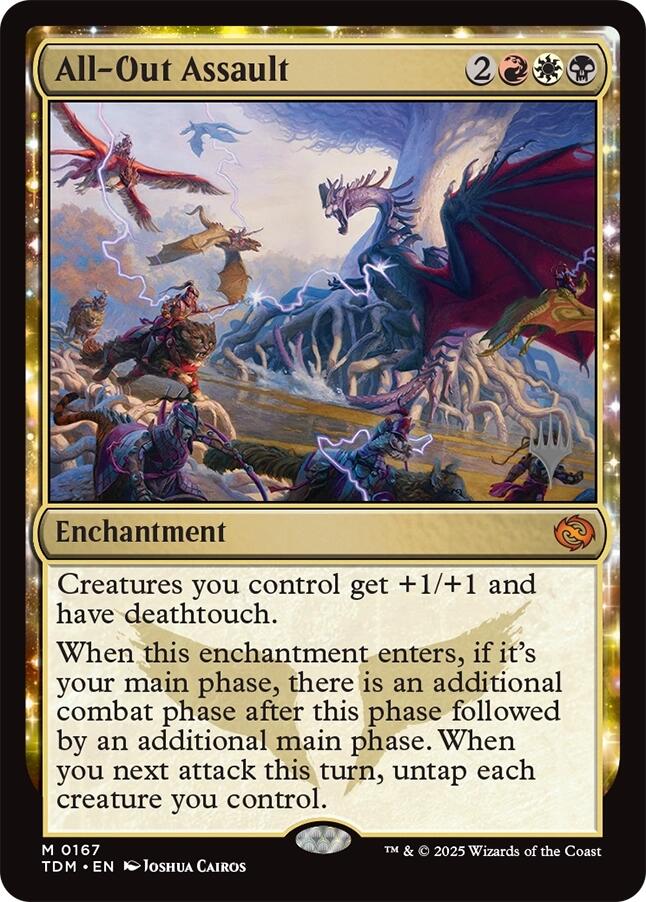 All-Out Assault [Tarkir: Dragonstorm Promos] | Odin's Place