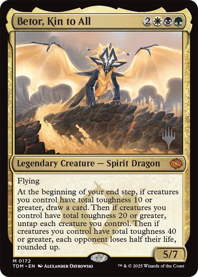 Betor, Kin to All [Tarkir: Dragonstorm Promos] | Odin's Place