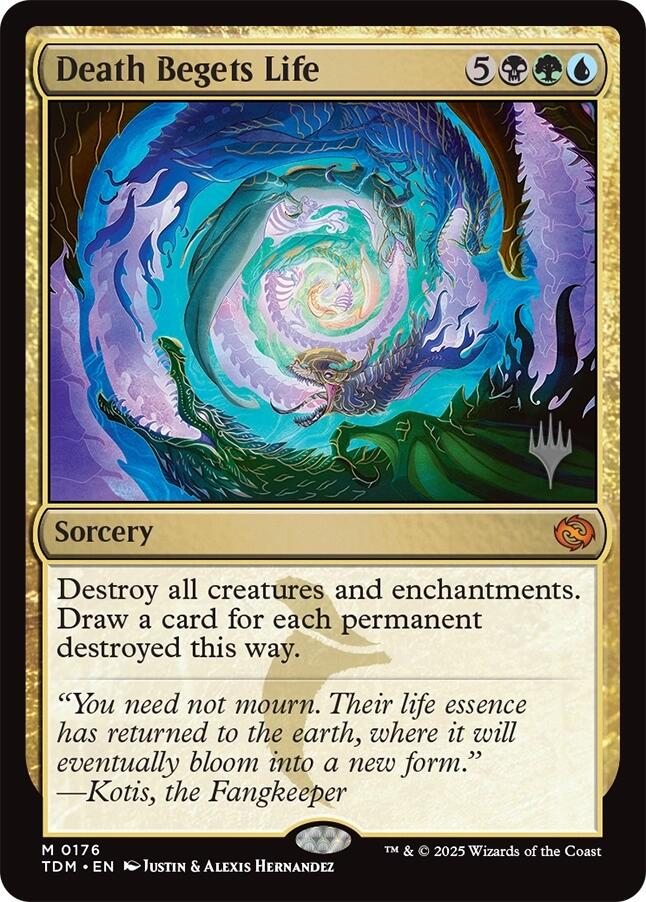 Death Begets Life [Tarkir: Dragonstorm Promos] | Odin's Place