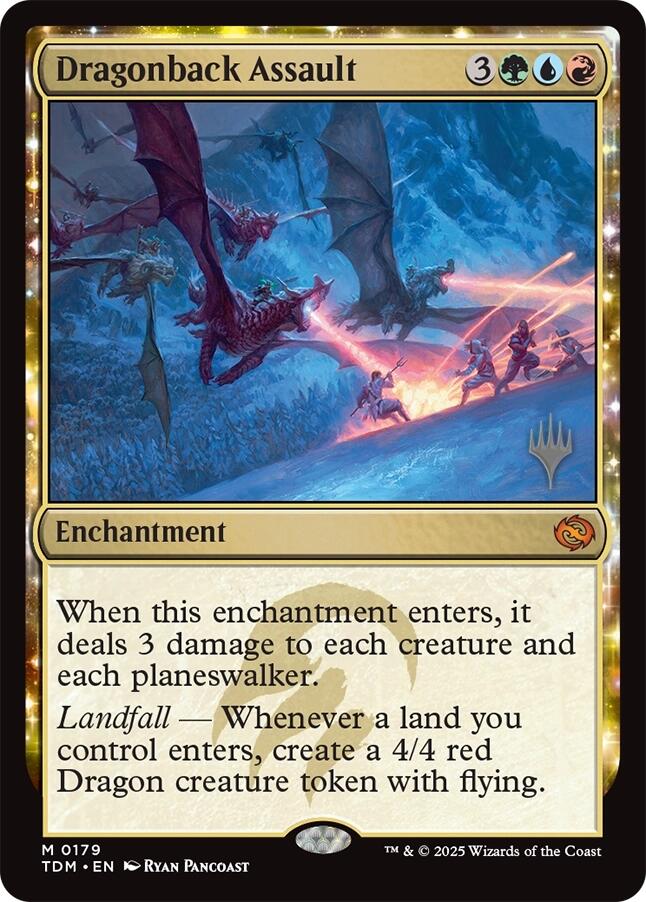 Dragonback Assault [Tarkir: Dragonstorm Promos] | Odin's Place