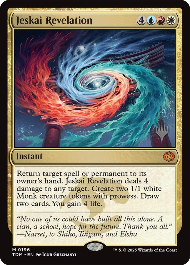Jeskai Revelation [Tarkir: Dragonstorm Promos] | Odin's Place