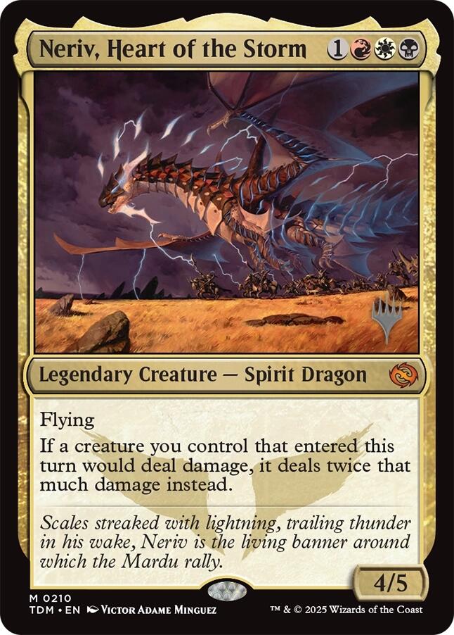 Neriv, Heart of the Storm [Tarkir: Dragonstorm Promos] | Odin's Place
