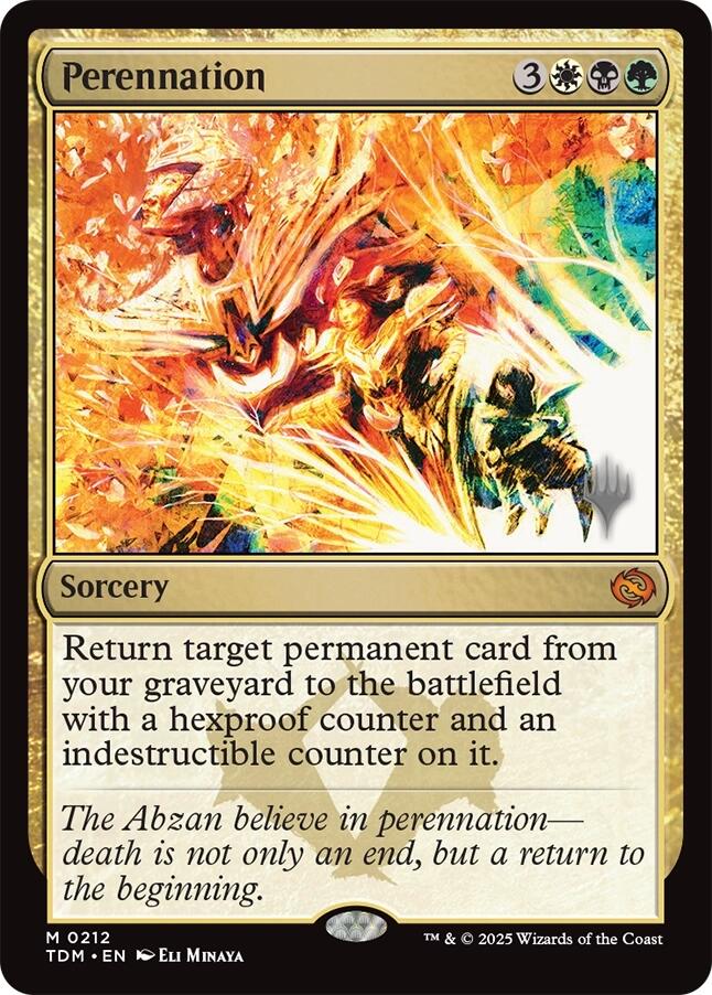Perennation [Tarkir: Dragonstorm Promos] | Odin's Place
