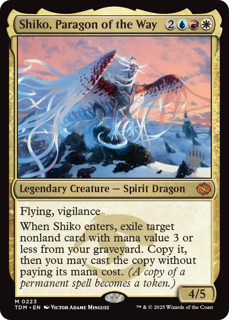 Shiko, Paragon of the Way [Tarkir: Dragonstorm Promos] | Odin's Place
