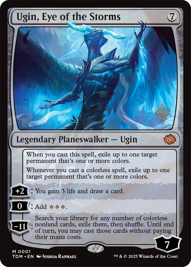 Ugin, Eye of the Storms [Tarkir: Dragonstorm Promos] | Odin's Place