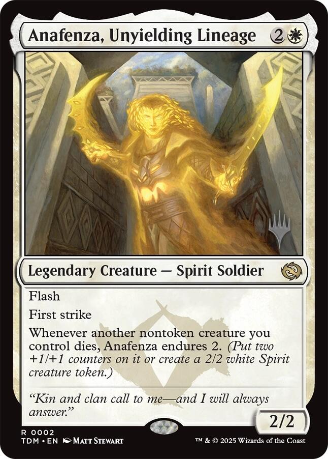 Anafenza, Unyielding Lineage [Tarkir: Dragonstorm Promos] | Odin's Place