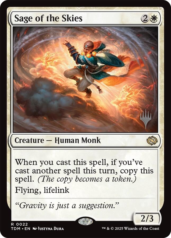 Sage of the Skies [Tarkir: Dragonstorm Promos] | Odin's Place