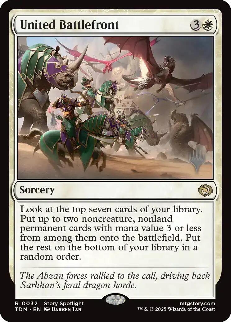 United Battlefront [Tarkir: Dragonstorm Promos] | Odin's Place