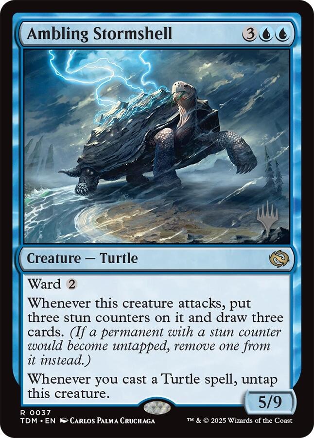 Ambling Stormshell [Tarkir: Dragonstorm Promos] | Odin's Place
