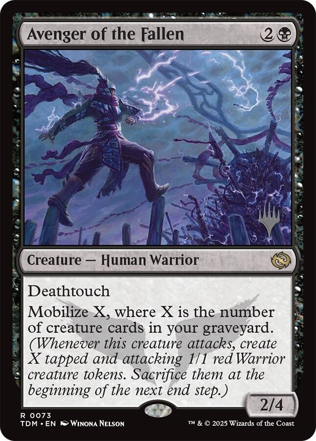 Avenger of the Fallen [Tarkir: Dragonstorm Promos] | Odin's Place