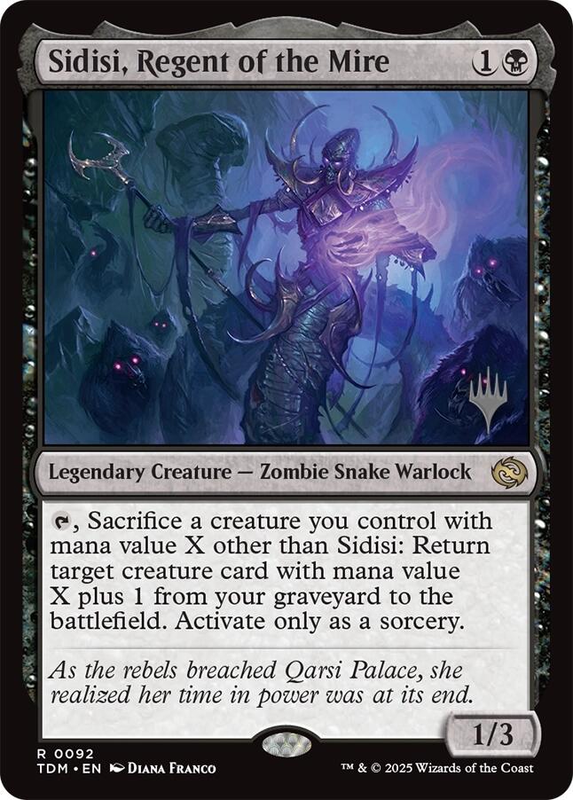 Sidisi, Regent of the Mire [Tarkir: Dragonstorm Promos] | Odin's Place